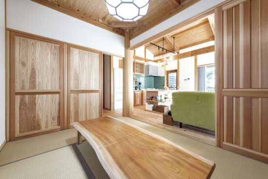 末永ハウジング太宰府市高雄漆喰無垢材自然素材