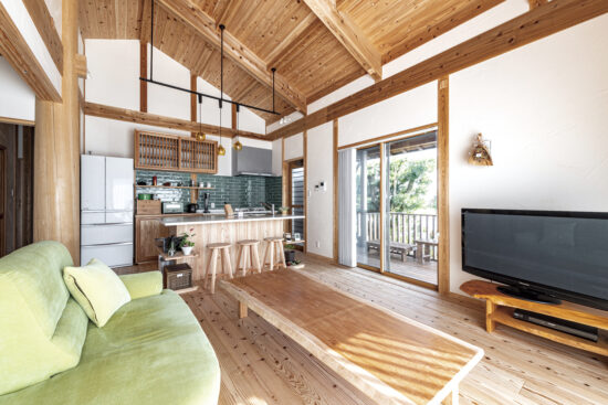 末永ハウジング太宰府市高雄漆喰無垢材自然素地ア