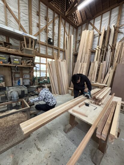末永ハウジング太宰府市高雄漆喰無垢材素材素材